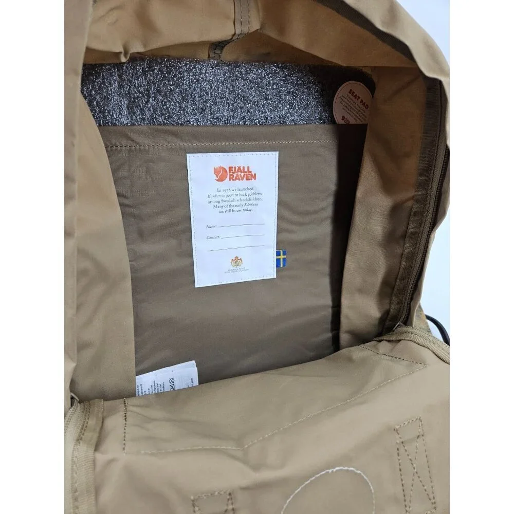 New Fjallraven Kanken Original Clay Backpack Vinylon